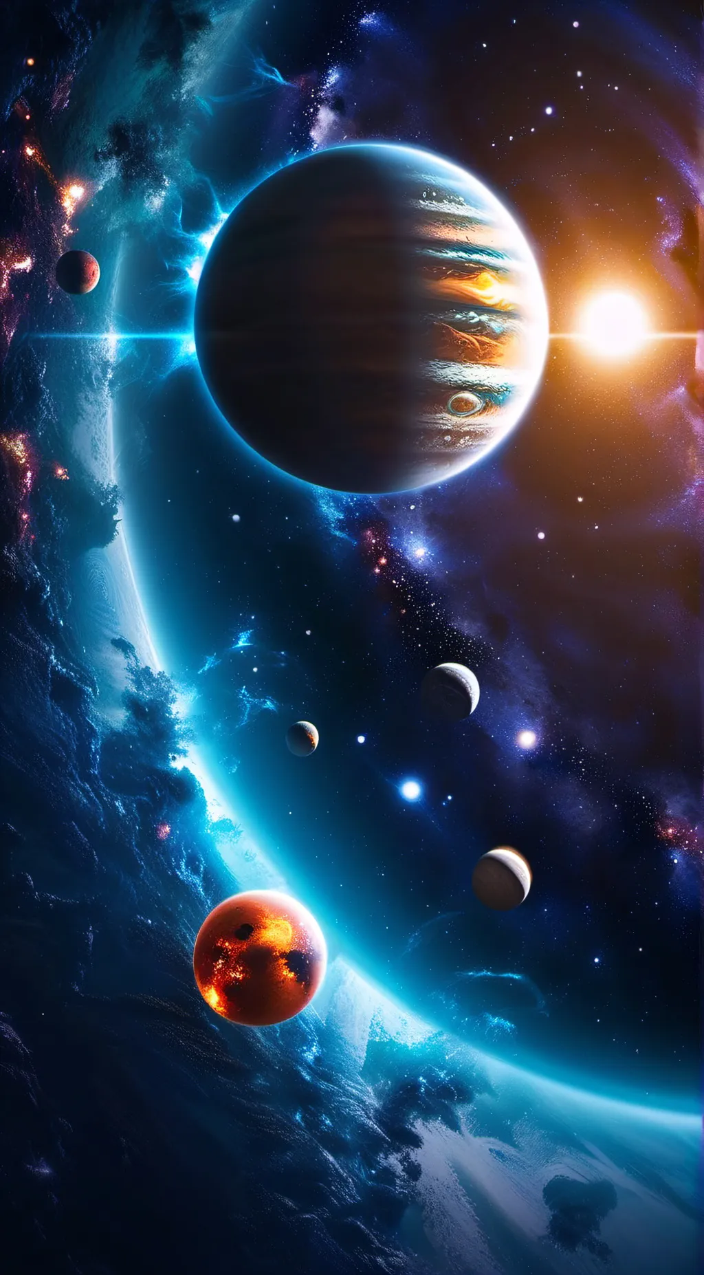 ai character: solarballs background