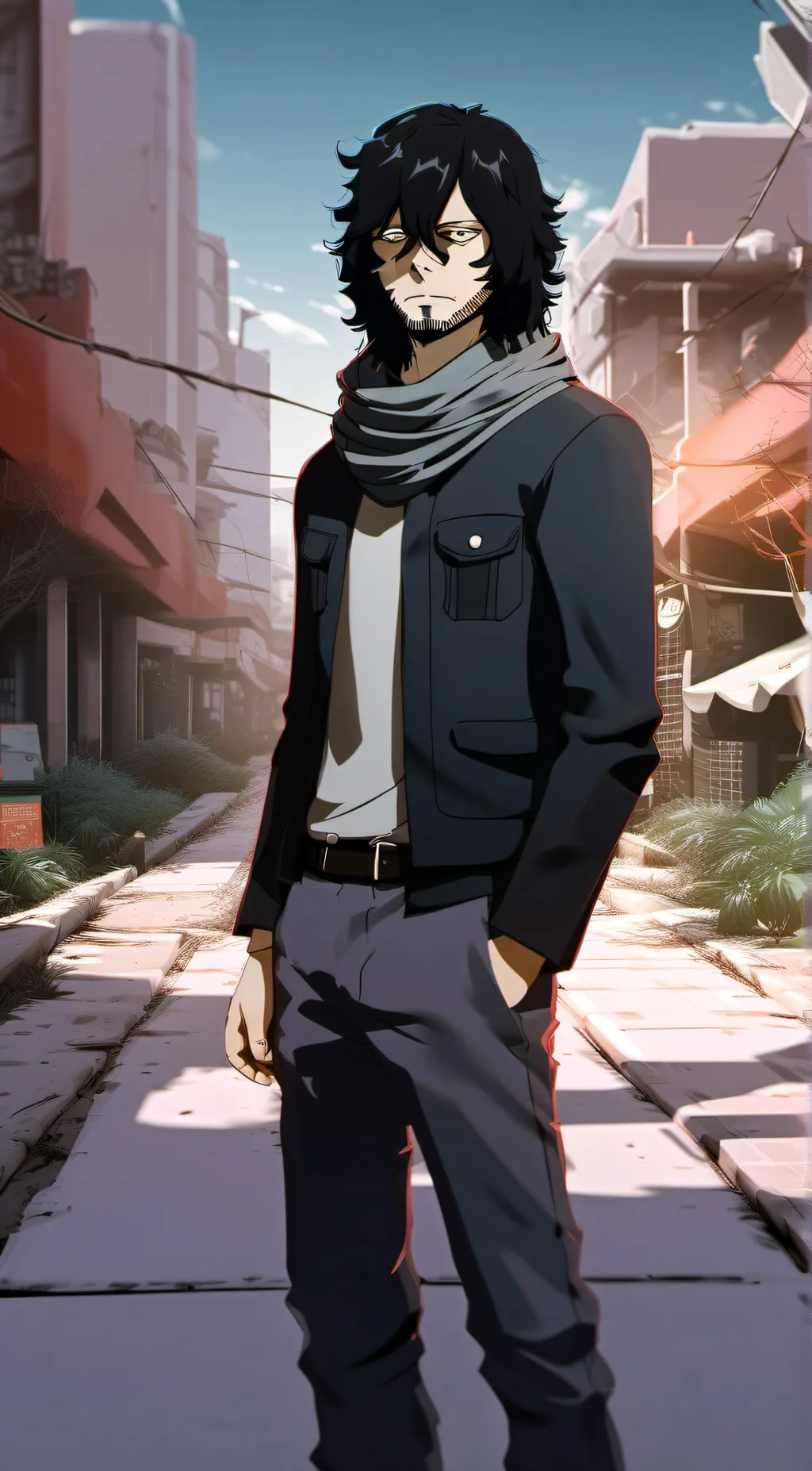 ai character: aizawa shotamha background