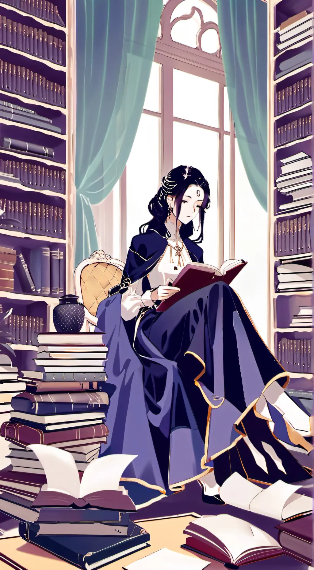 ai character: Aria background