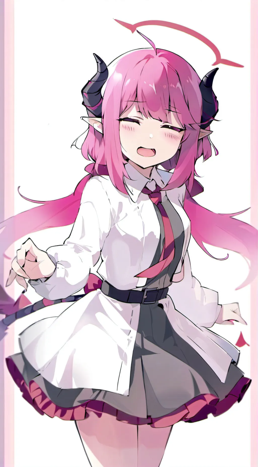 ai character: Winter background