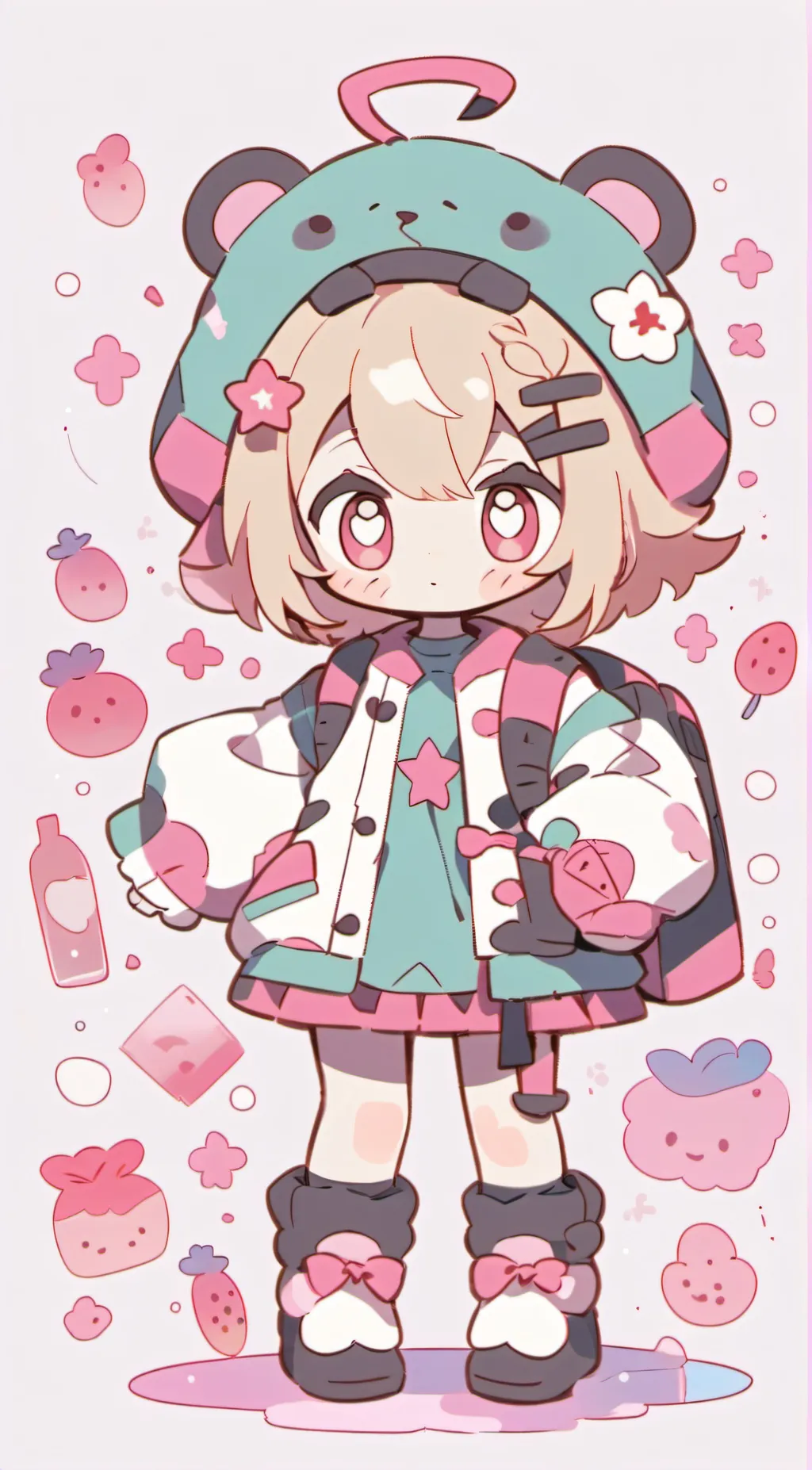 ai character: YN baby background