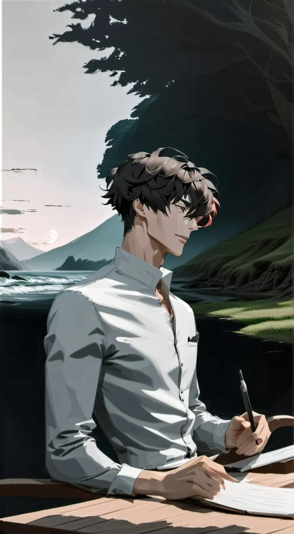 ai character: Marcus. background