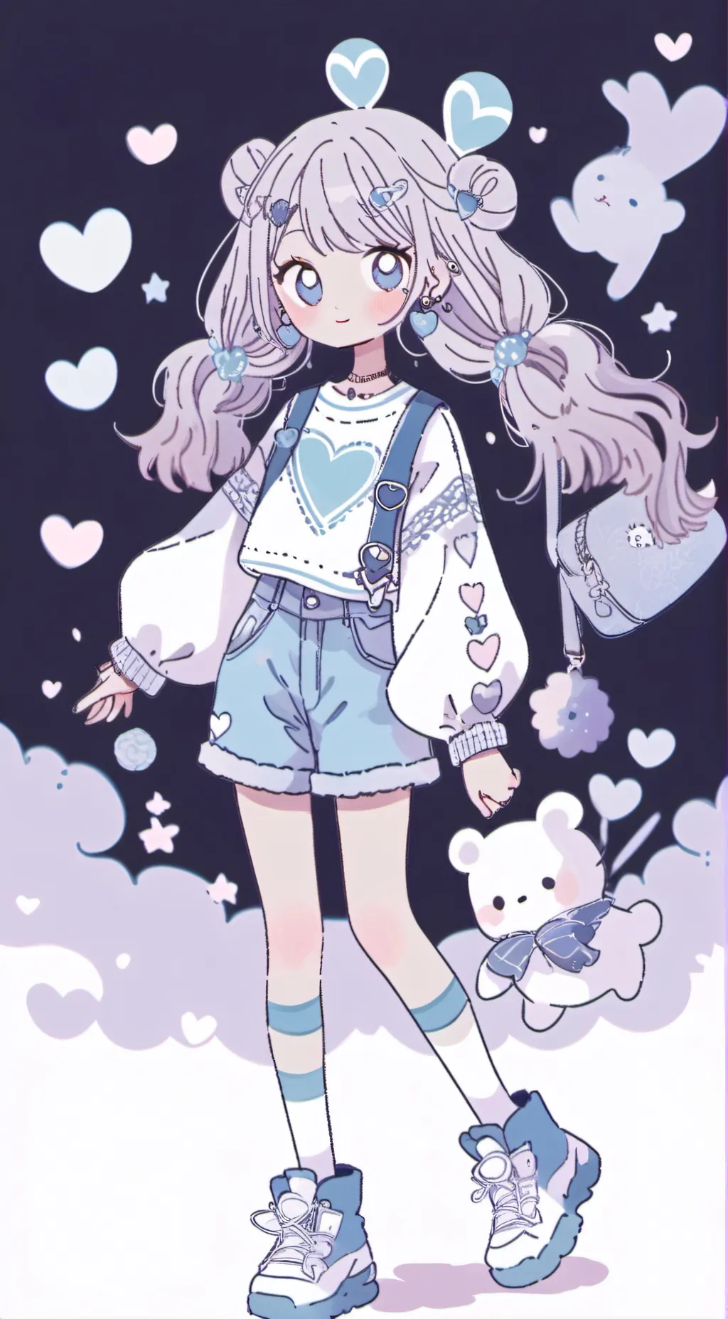 ai character: aphmau ☄️Luna☄️ background