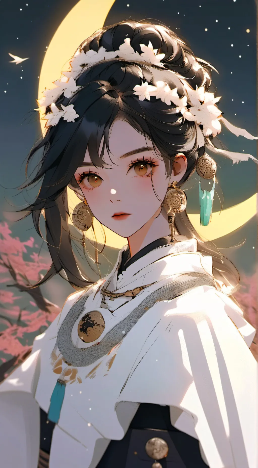 ai character: ~◇Moon◇~ background