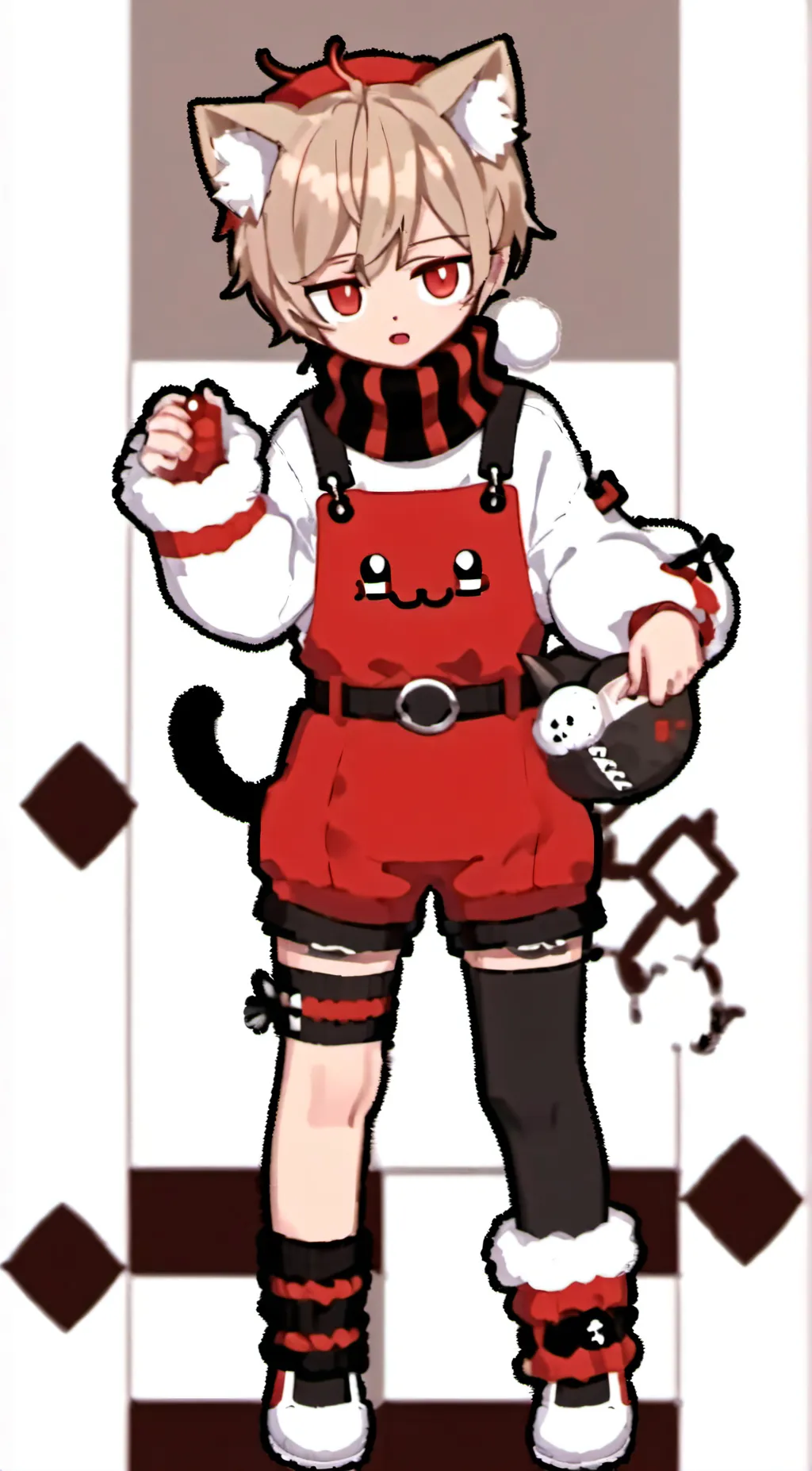 ai character: bakugo background