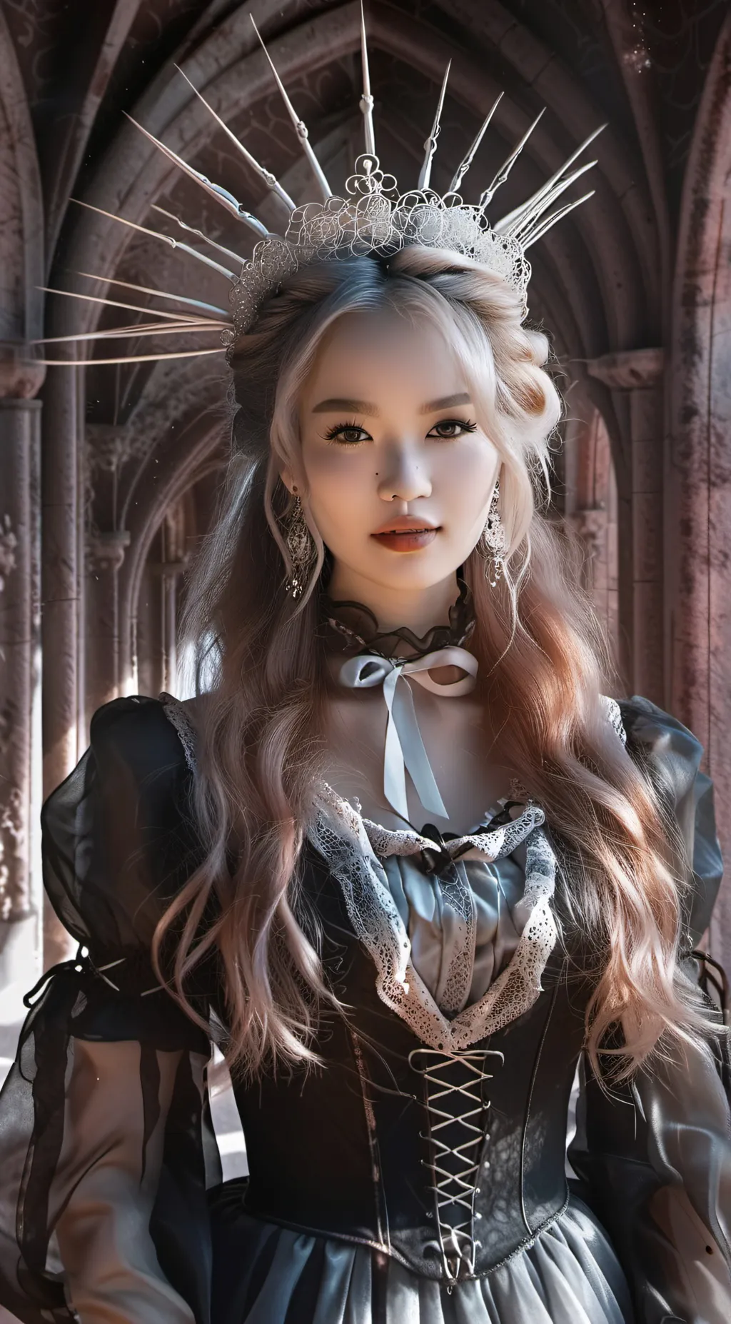 ai character: holly  background