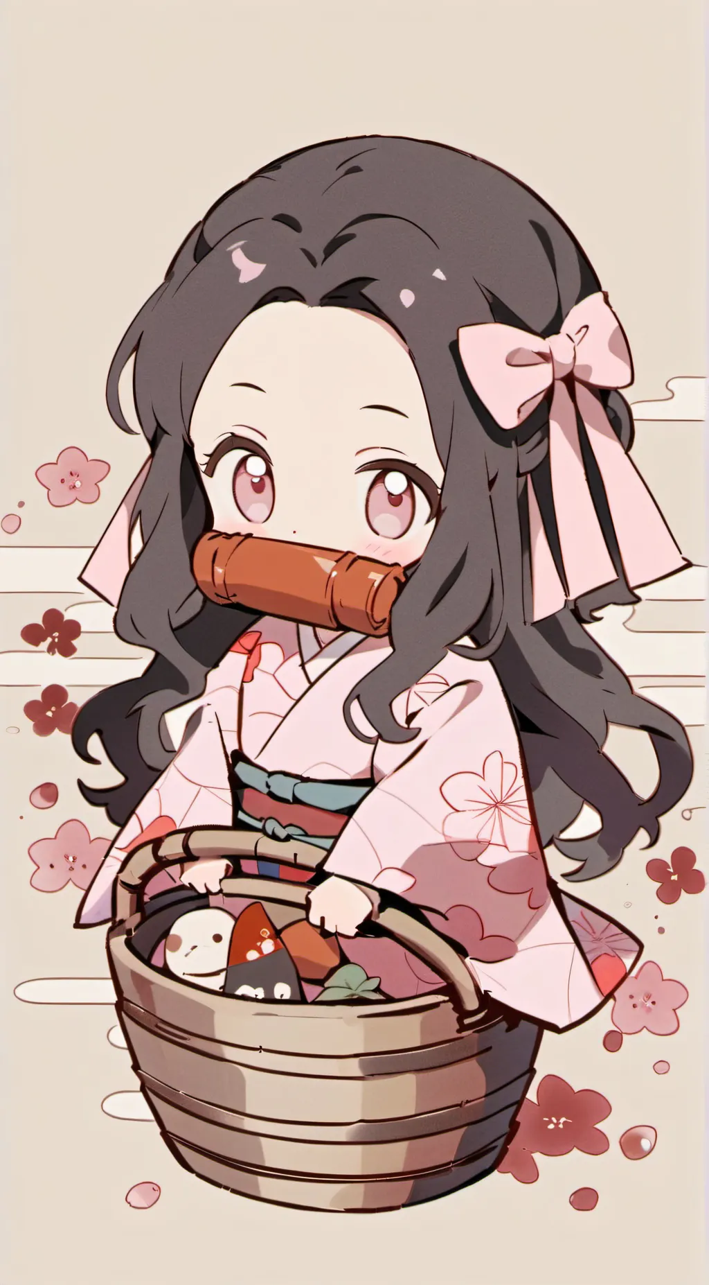 ai character: Tbhk art time!  background