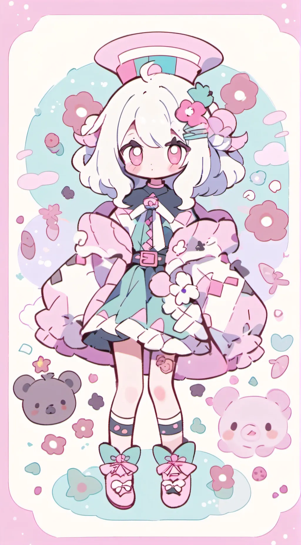 ai character: Pinky background