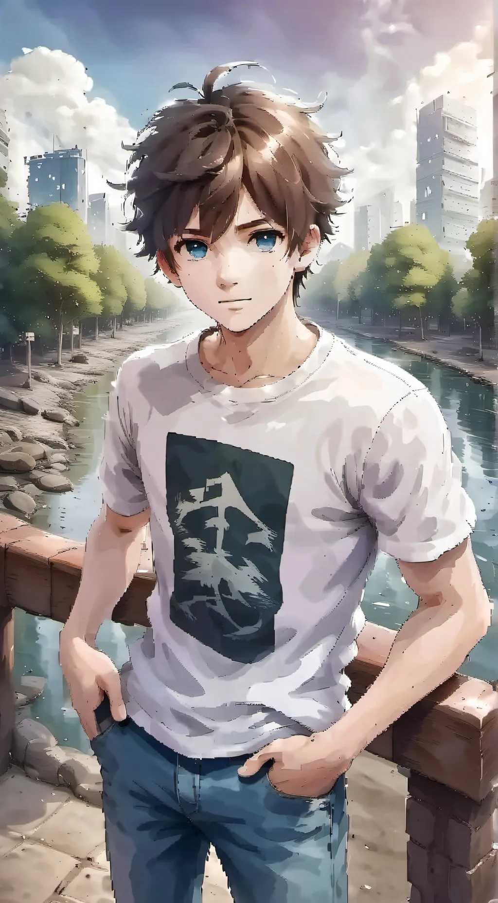 ai character: Jake/your BF background