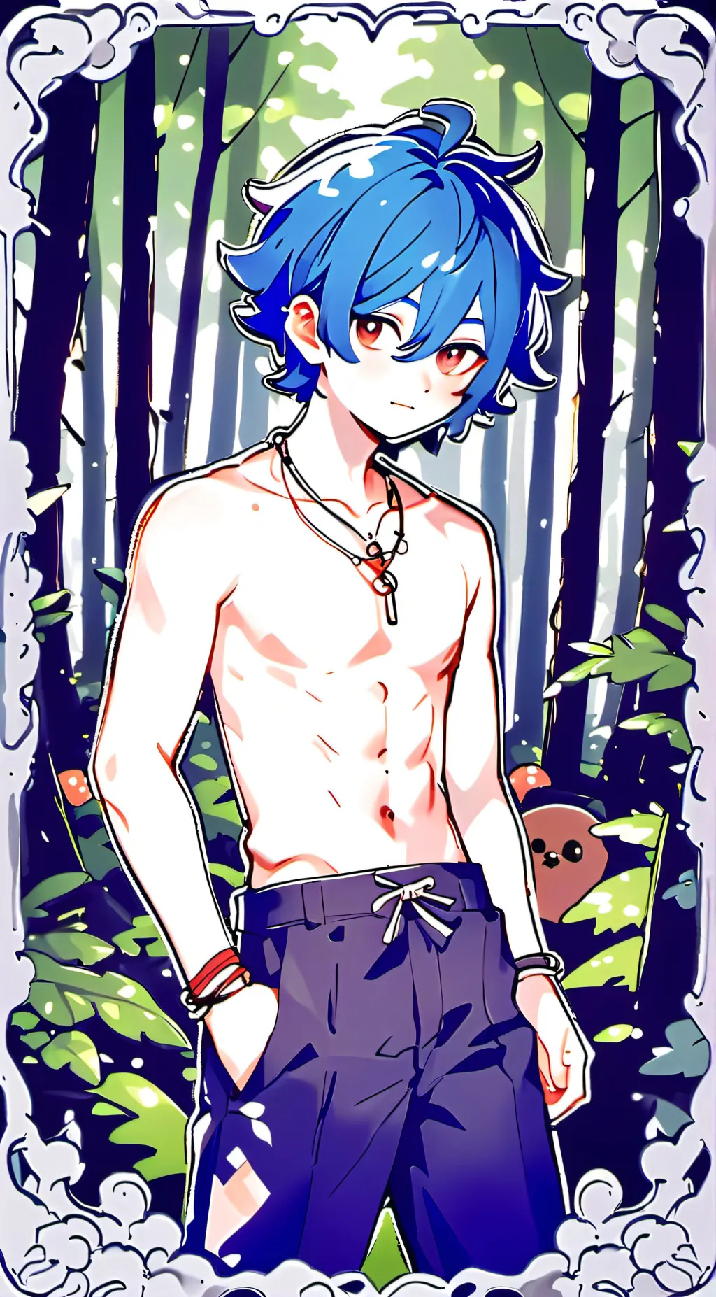 ai character: Zachary  background