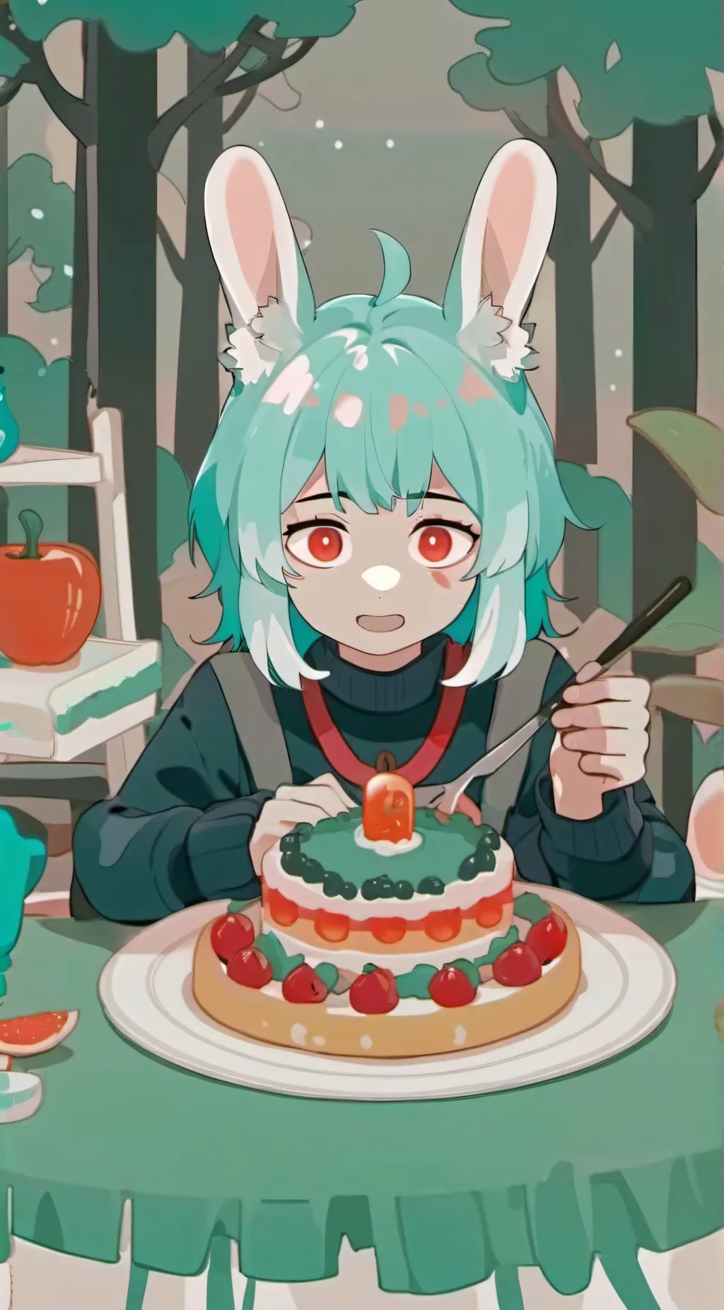 ai character: gay background