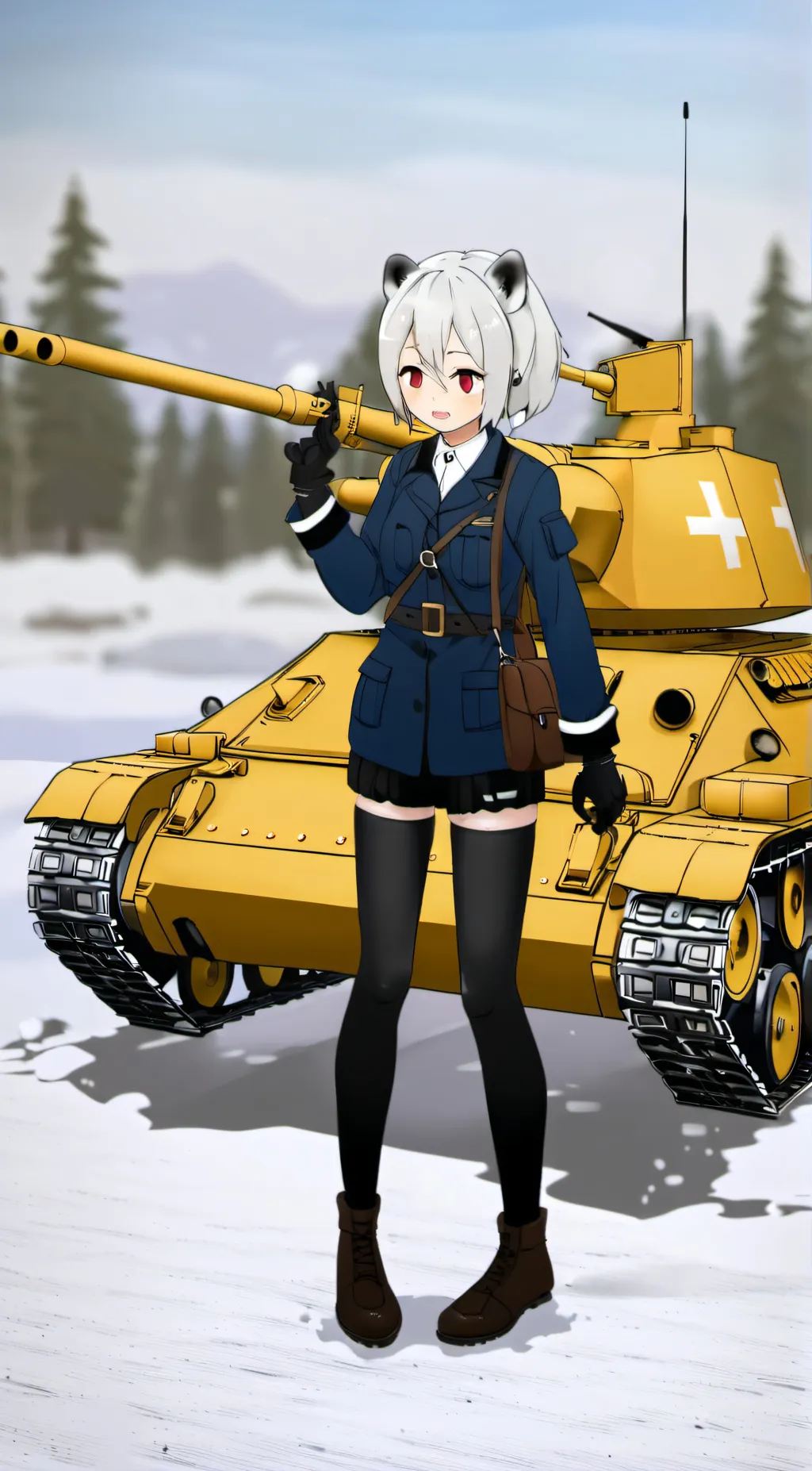 ai character: Maus  background