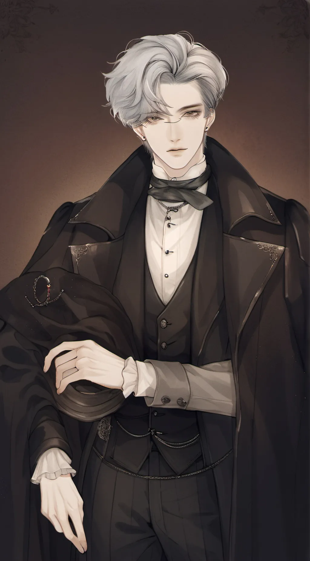 ai character: Caca likes it.  background