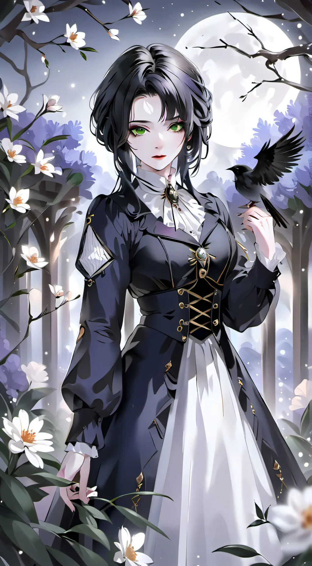 ai character: Luna background
