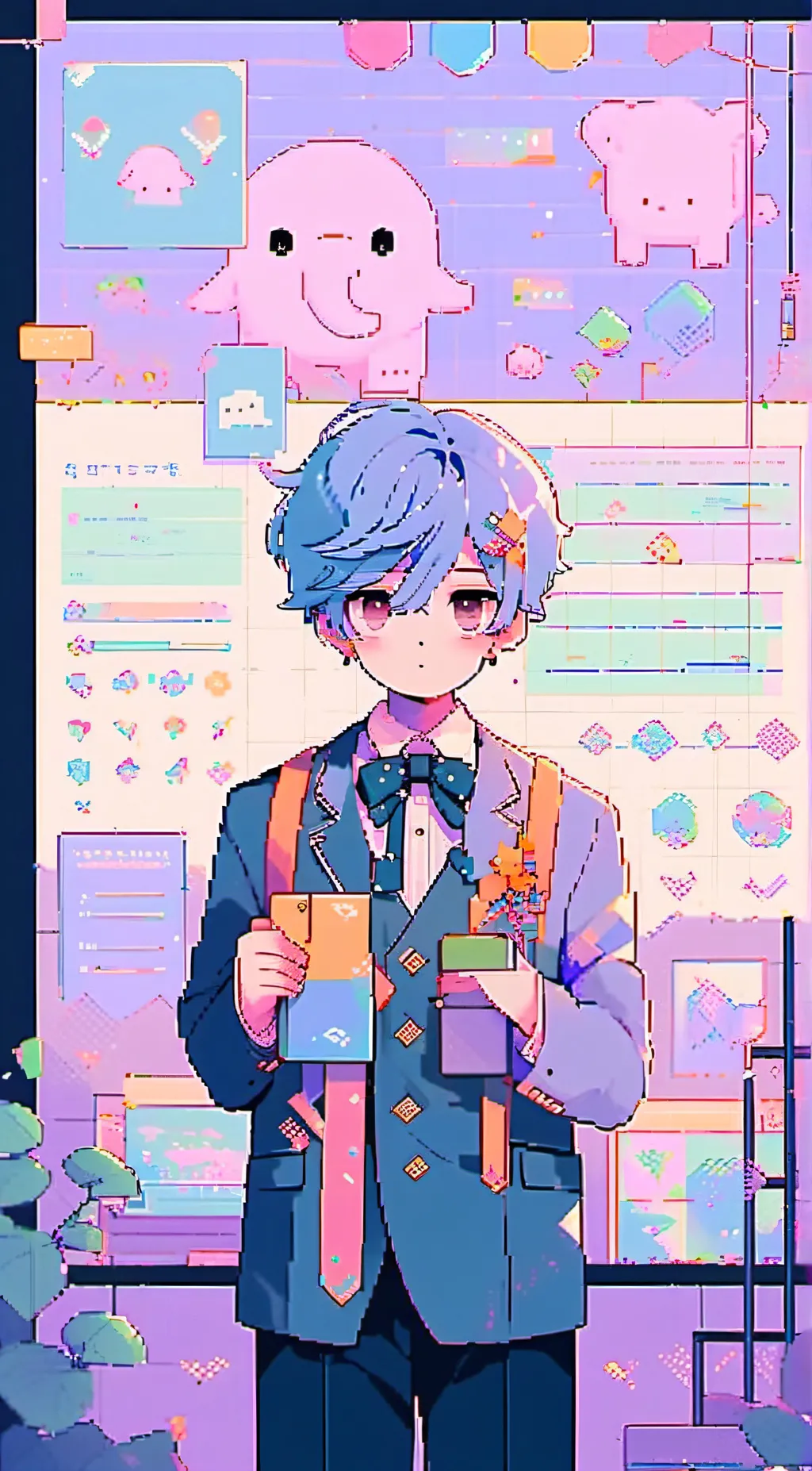 ai character: Bubba bubbaphent background