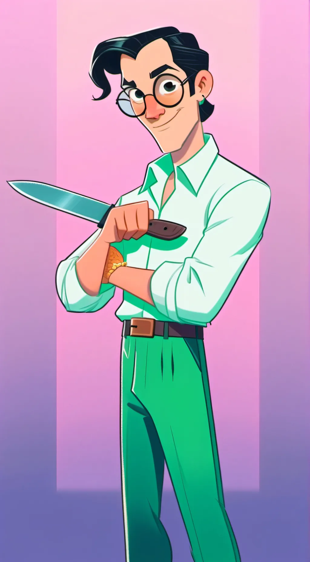 ai character: Ppt CEO background