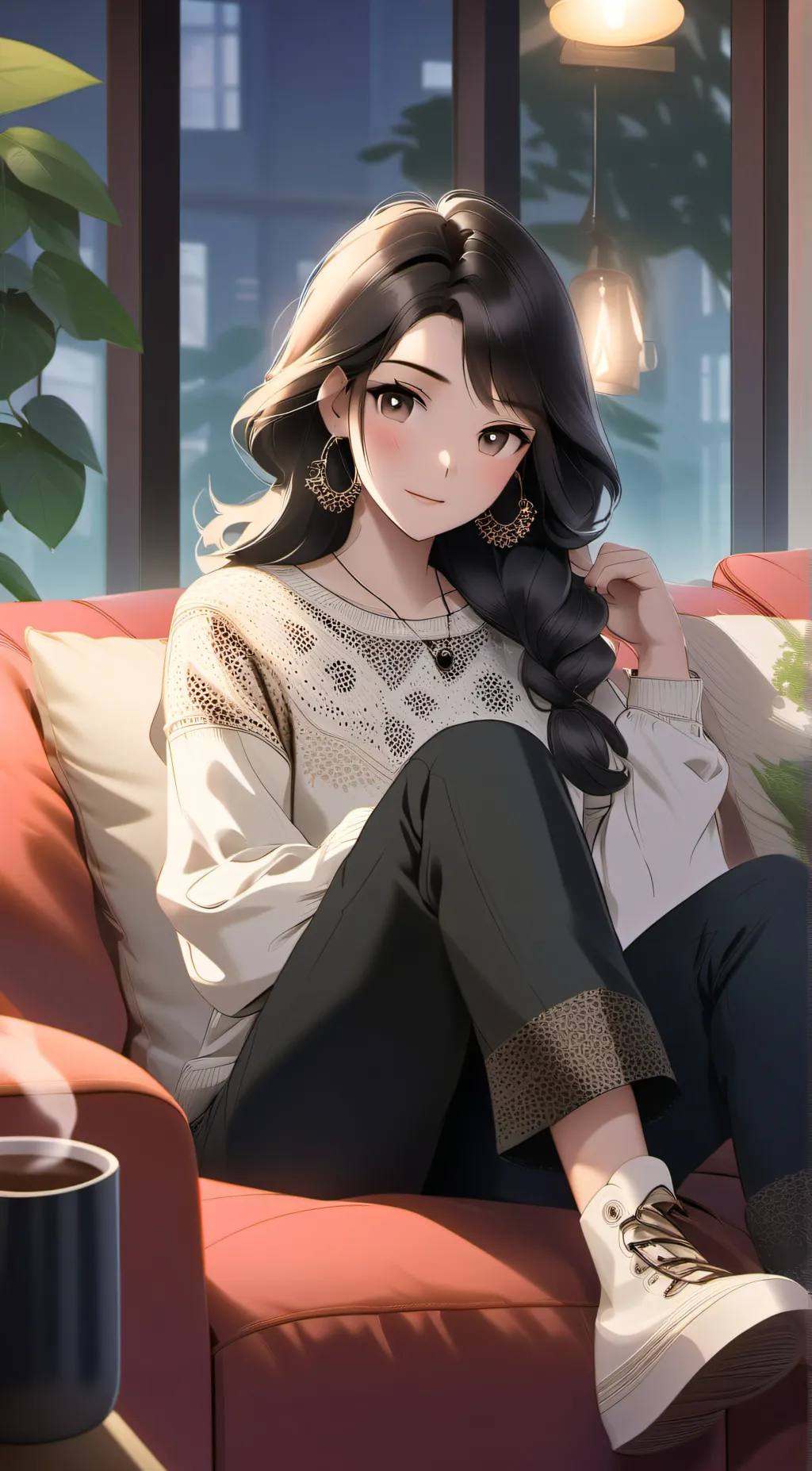 ai character: Ellie background