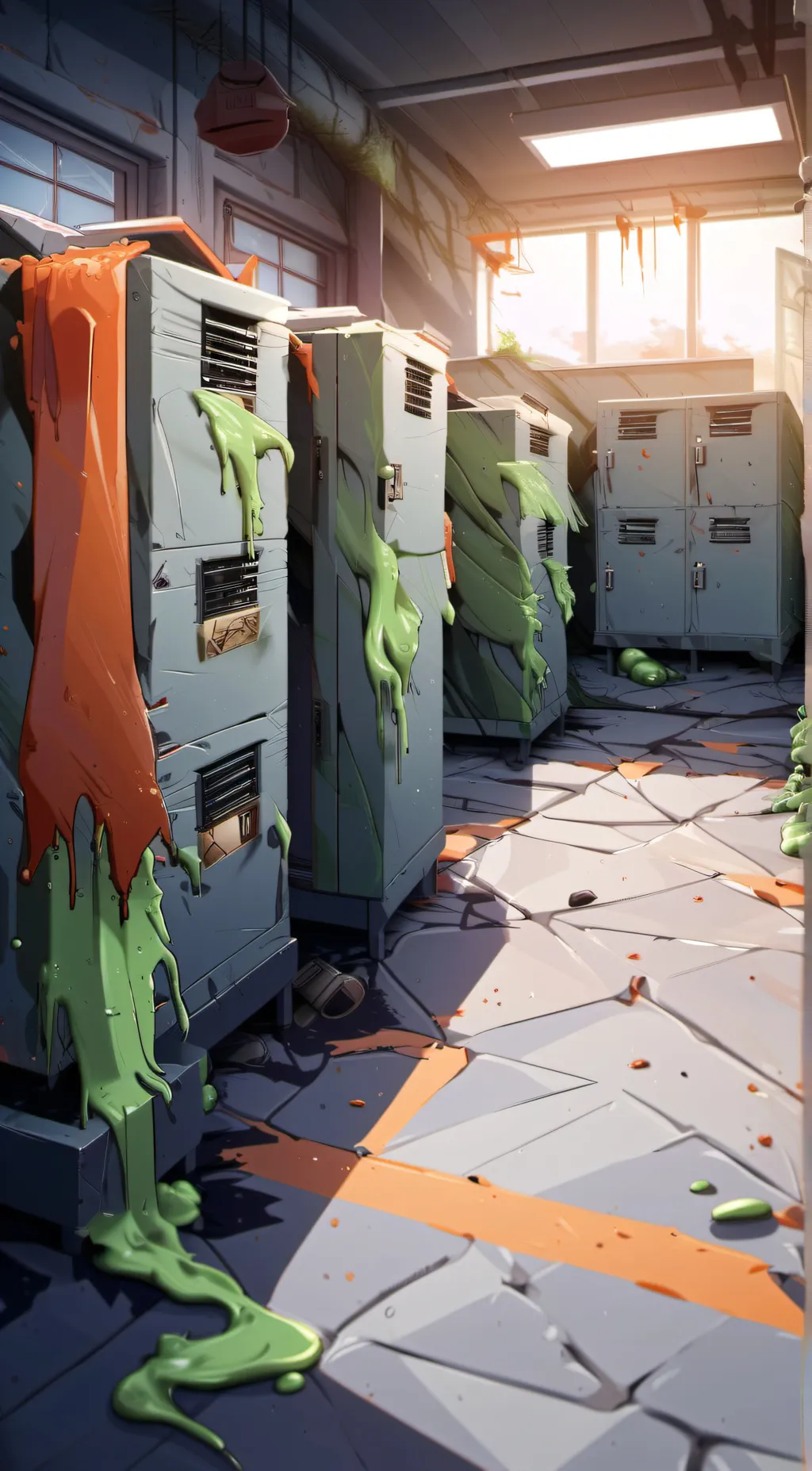 ai character: slime background