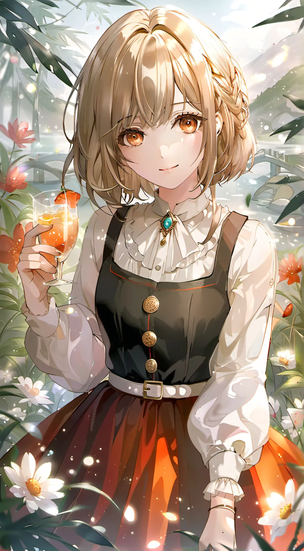 ai character: Holly  background