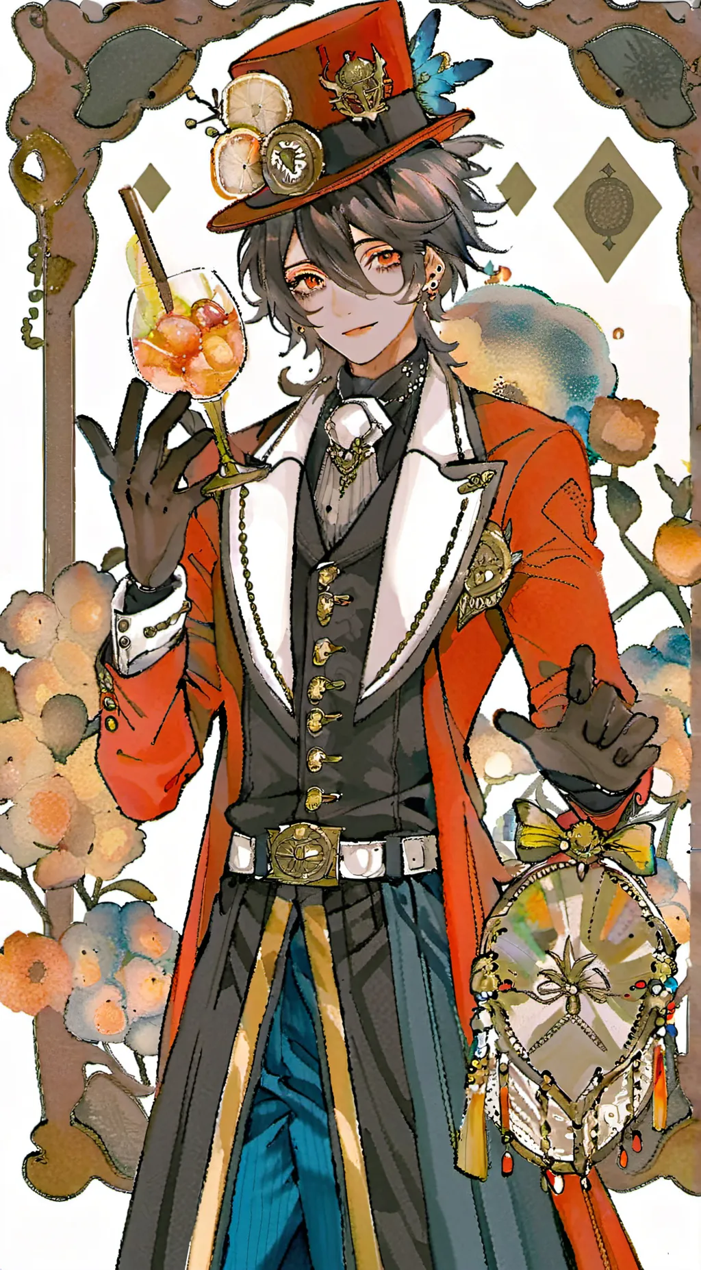 ai character: hh radiodust background