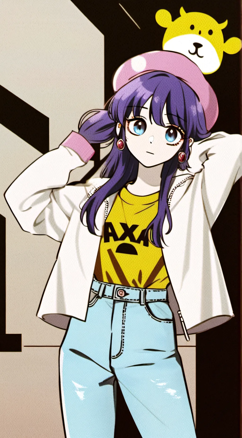 ai character: Yumi Marina background