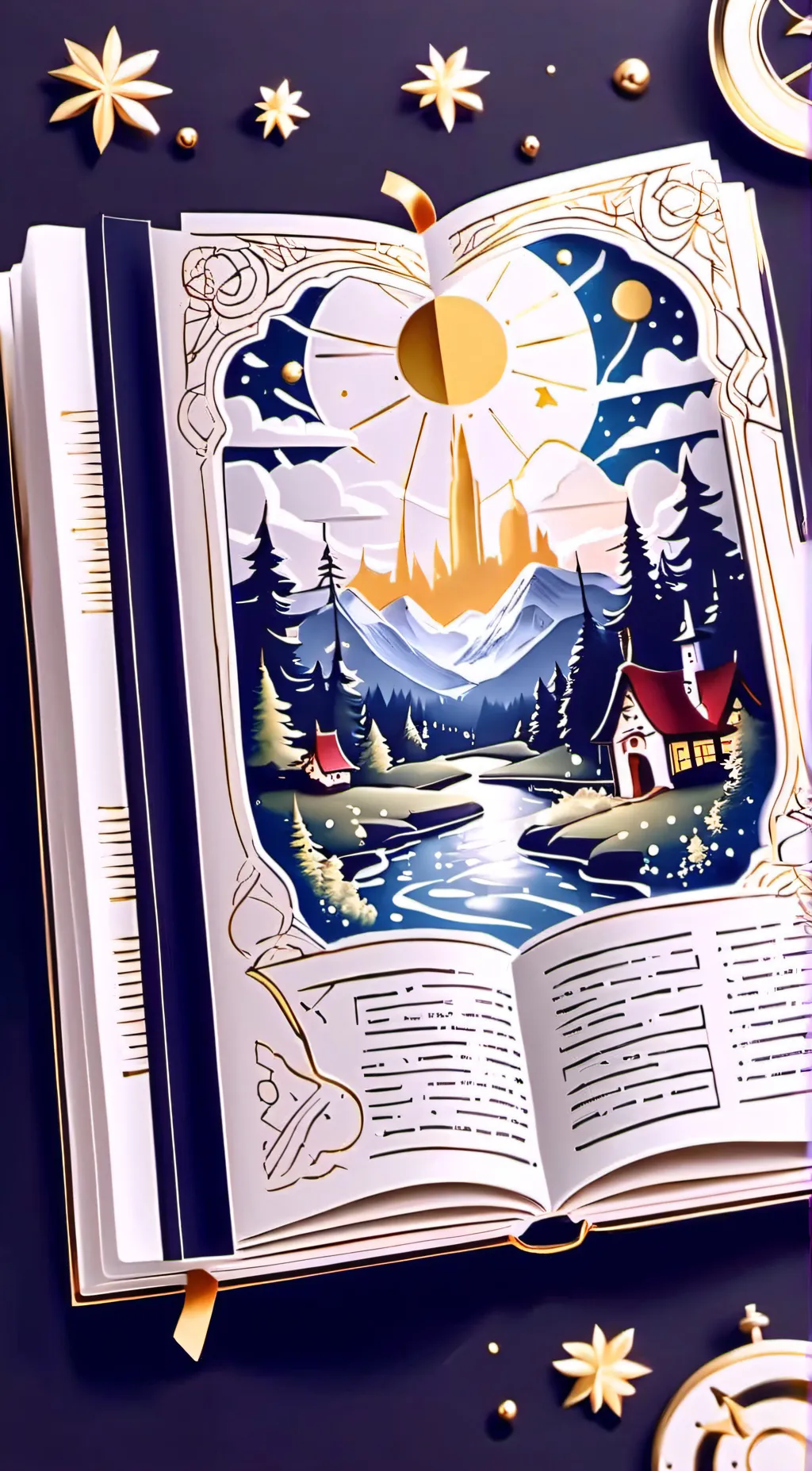 ai character: Diary background