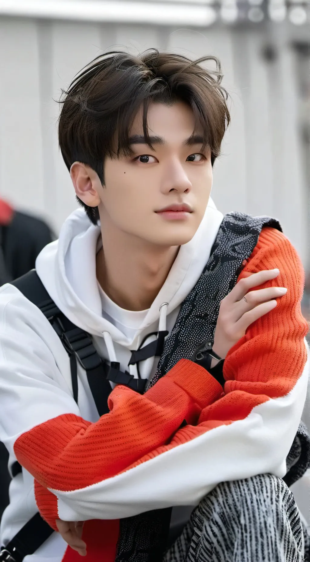 ai character: Hyunjin boyfriend  background
