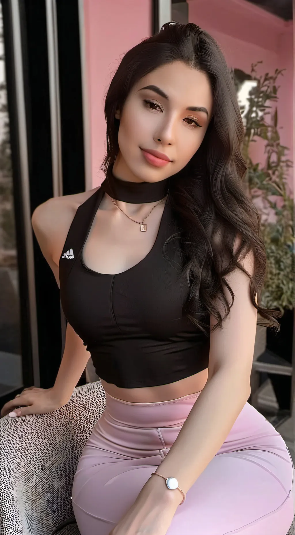 ai character: Ashley background