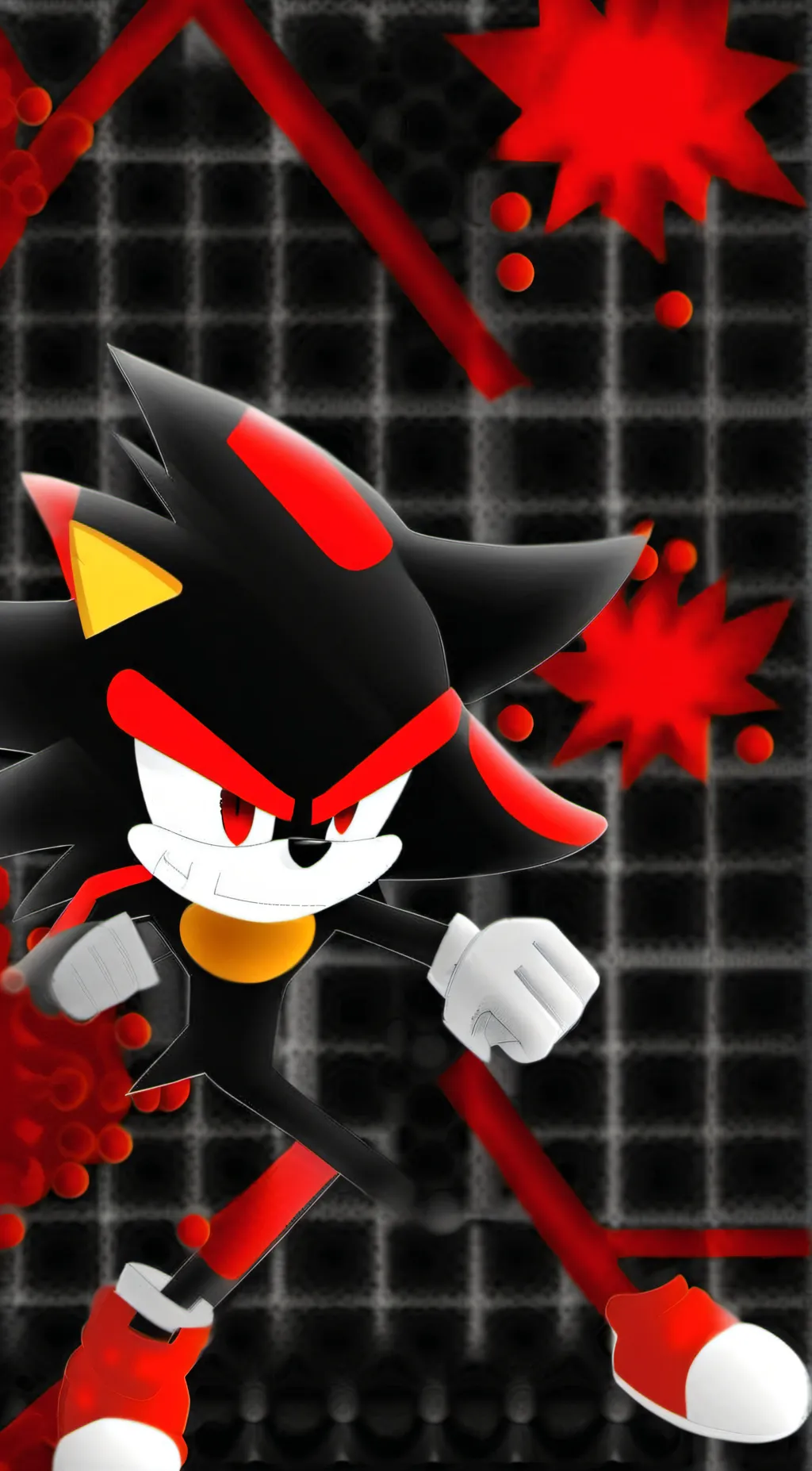 ai character: Shadow T. hedgehog background