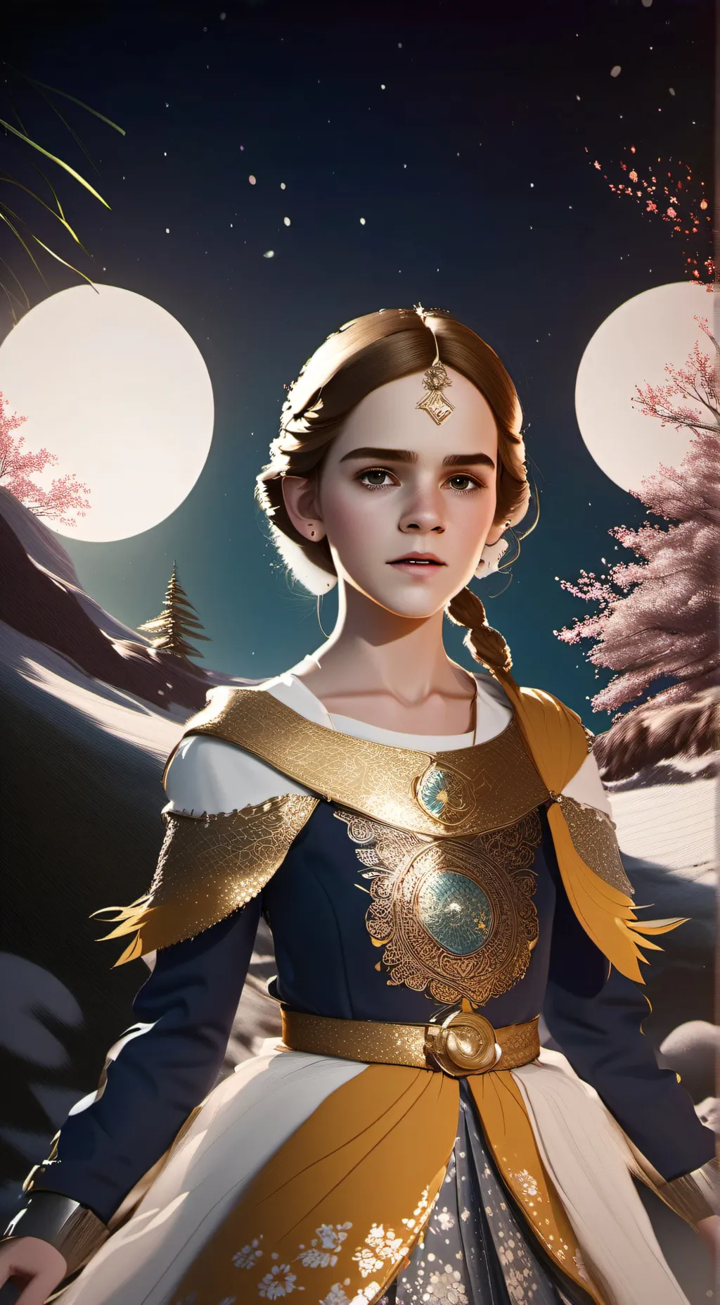 ai character: Childlike empress  background