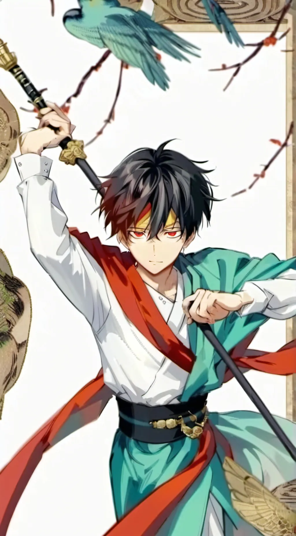 ai character: TDDK(TodoDeku)  background