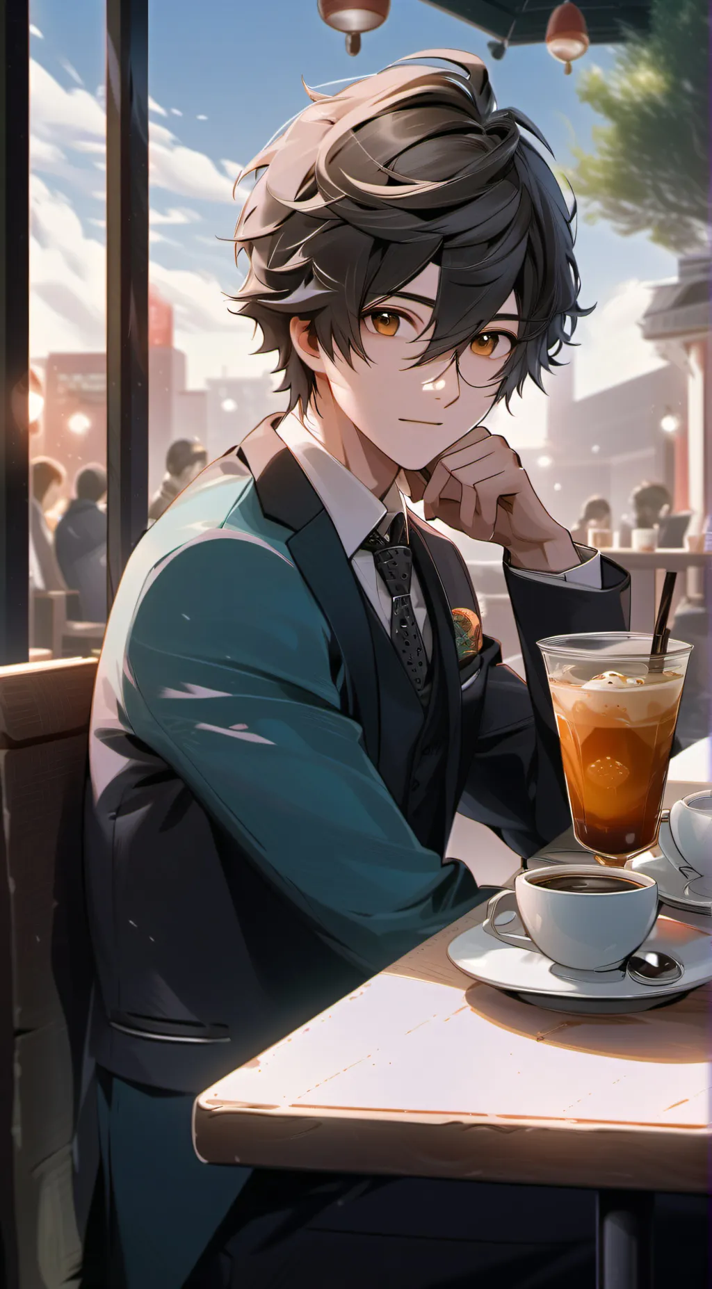 ai character: Daniel  background