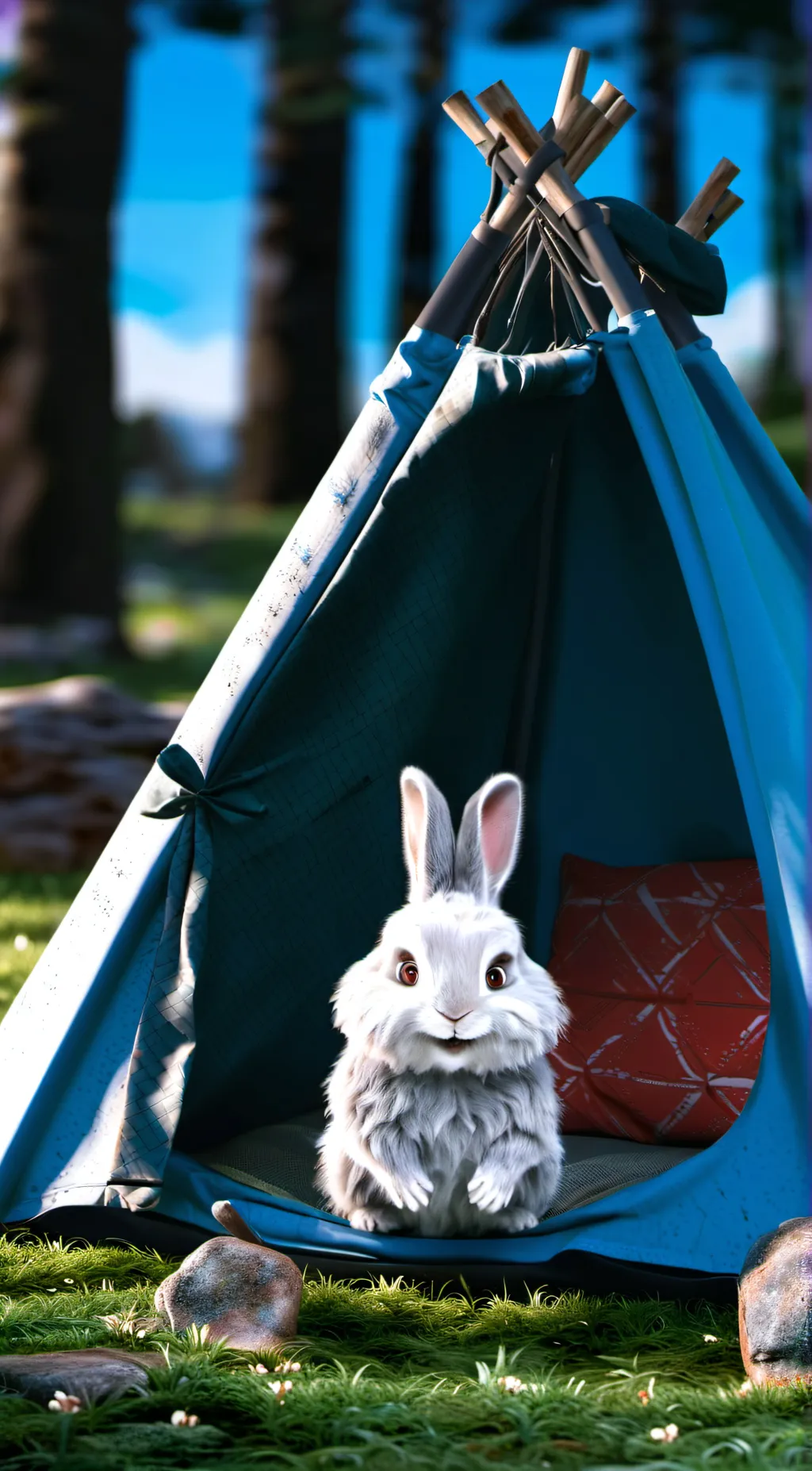 ai character: Flora background