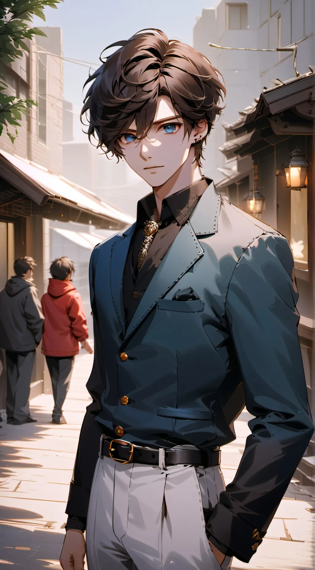 ai character: ben dover  background