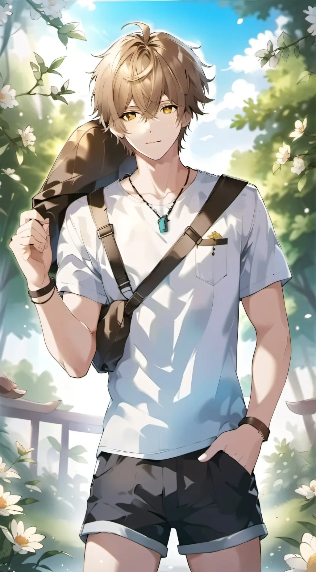 ai character: Shady background