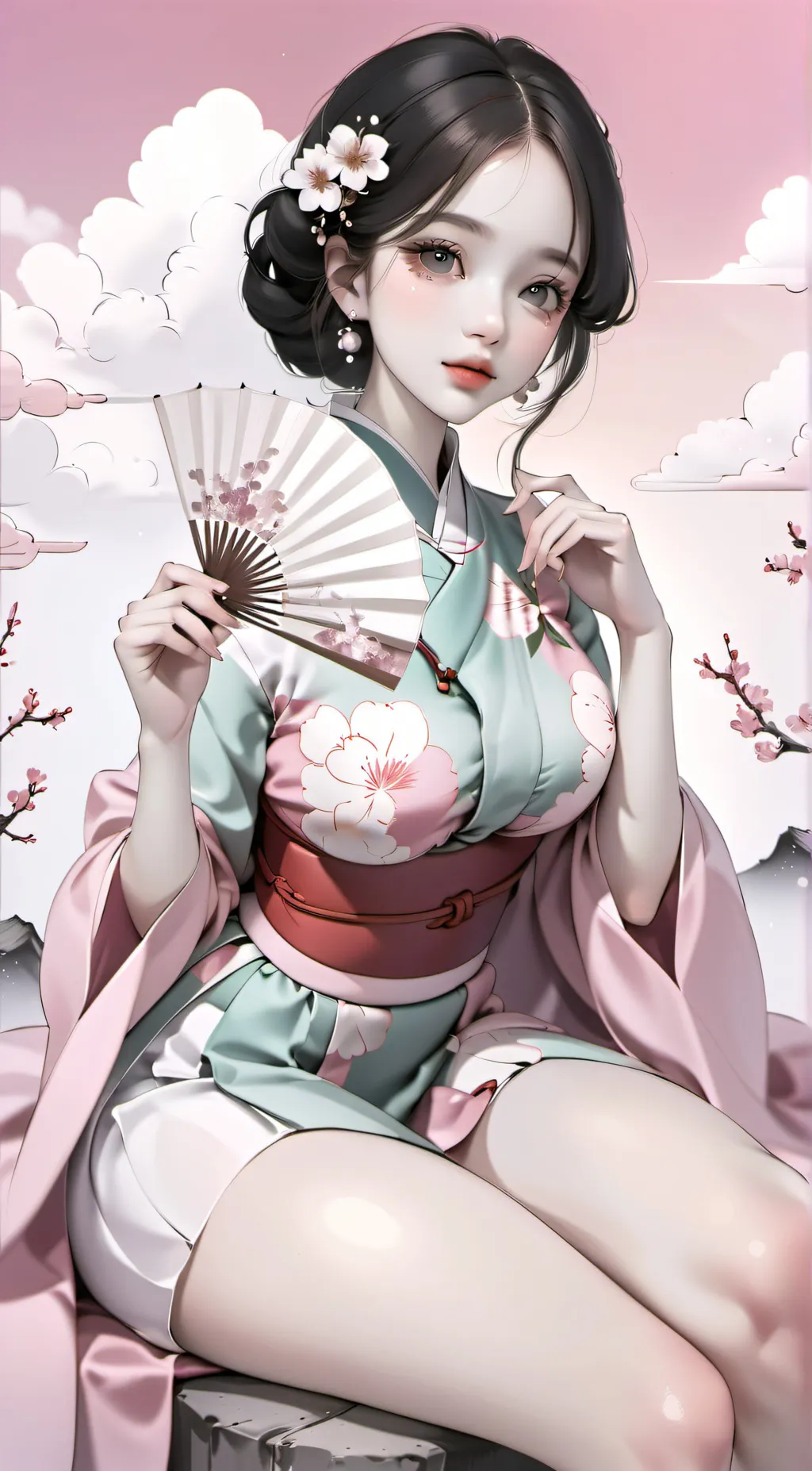 ai character: Minato Hikaru background