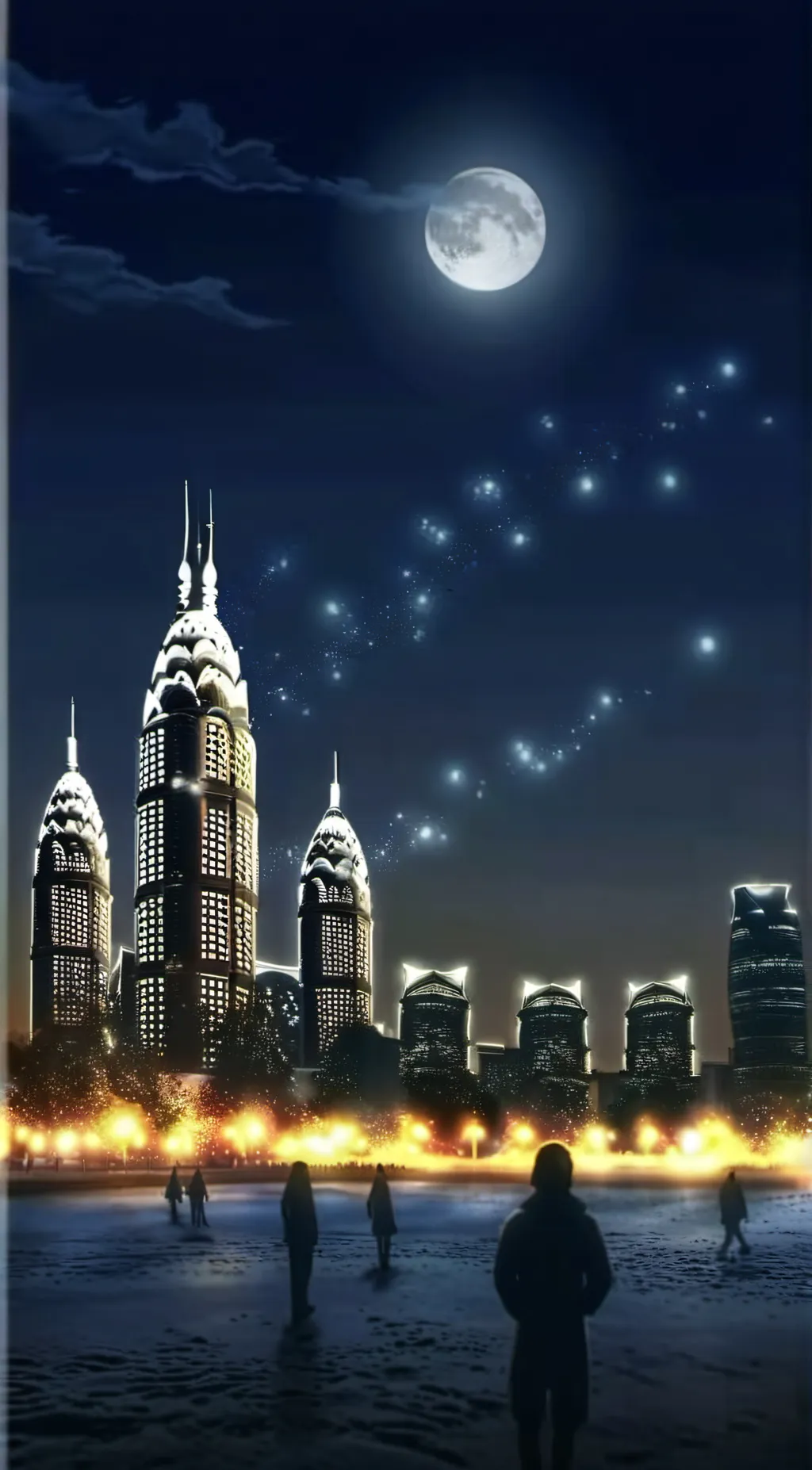 ai character: Anime Life background