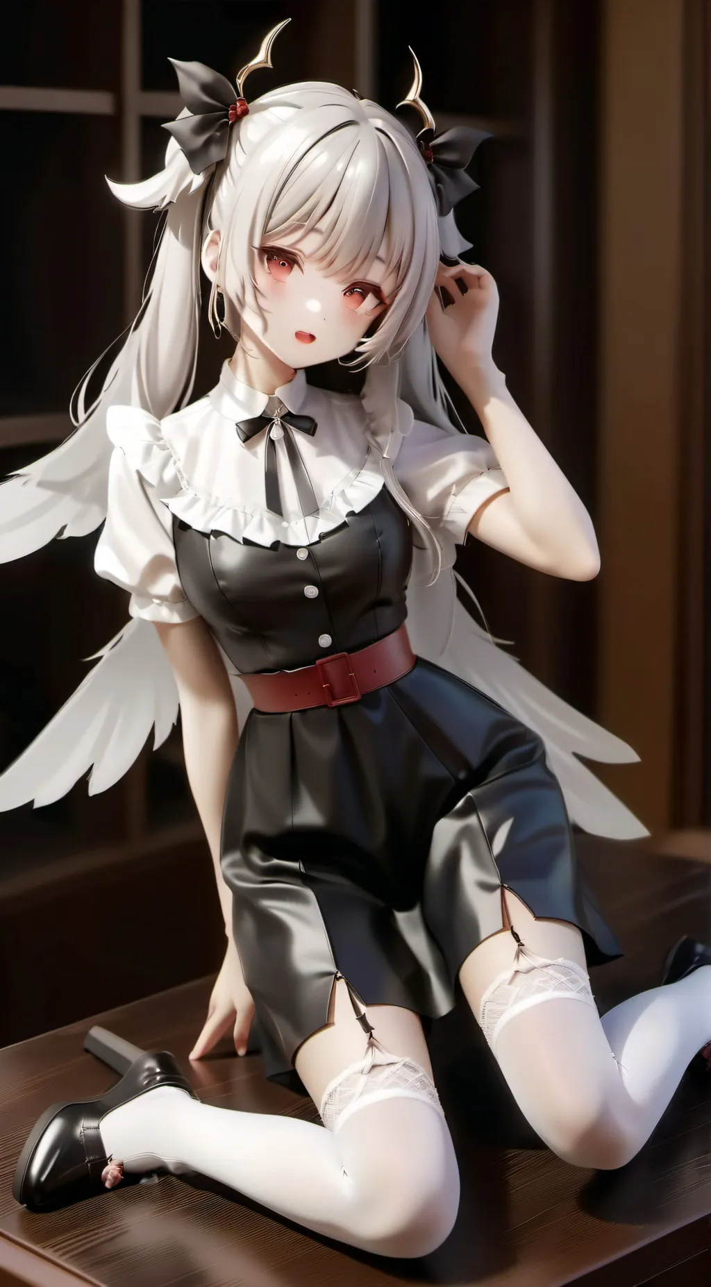 ai character: sus anime girl background