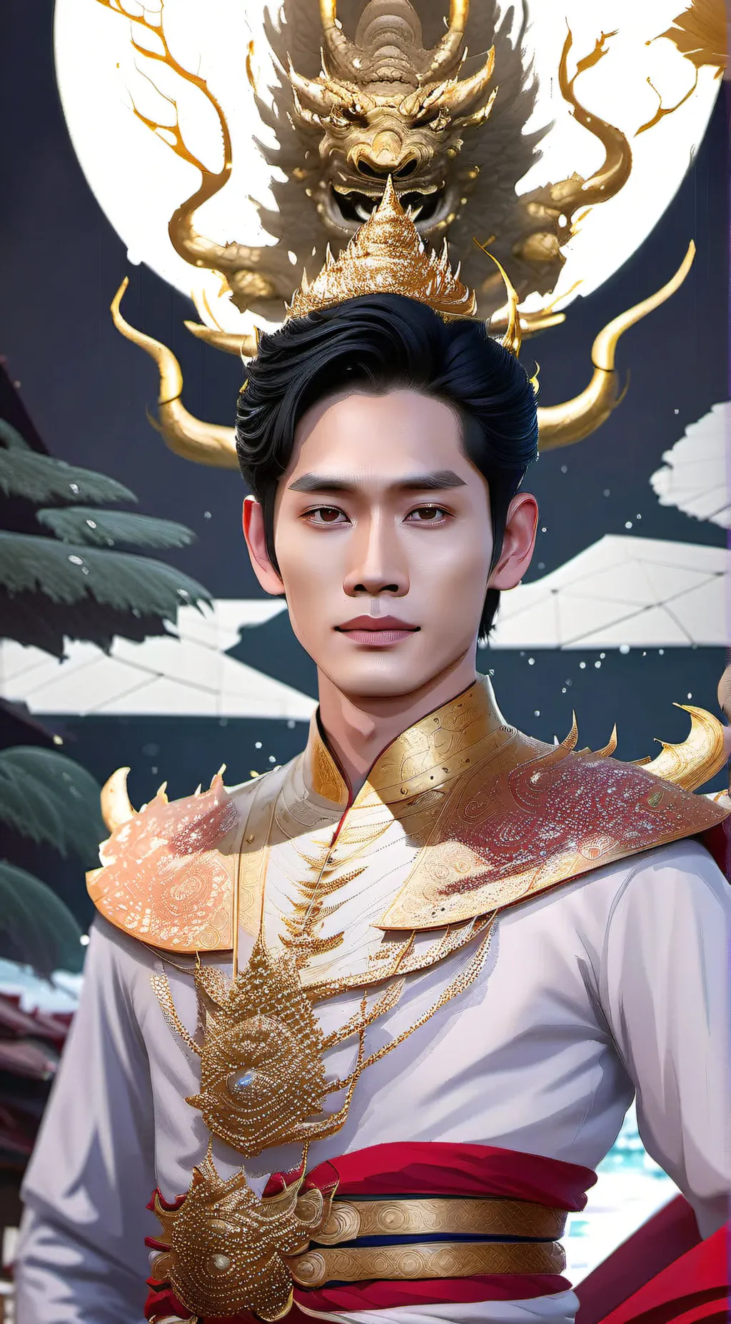 ai character: Hydra King  background