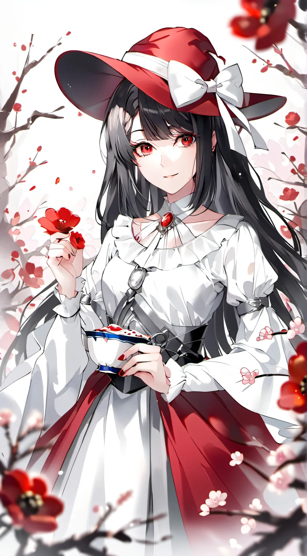 ai character: Rose background