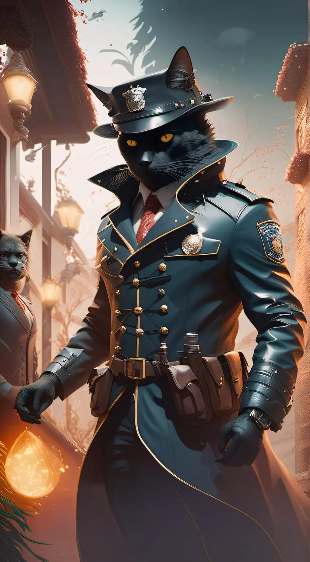 Talkie AI - Chat with officer tabs