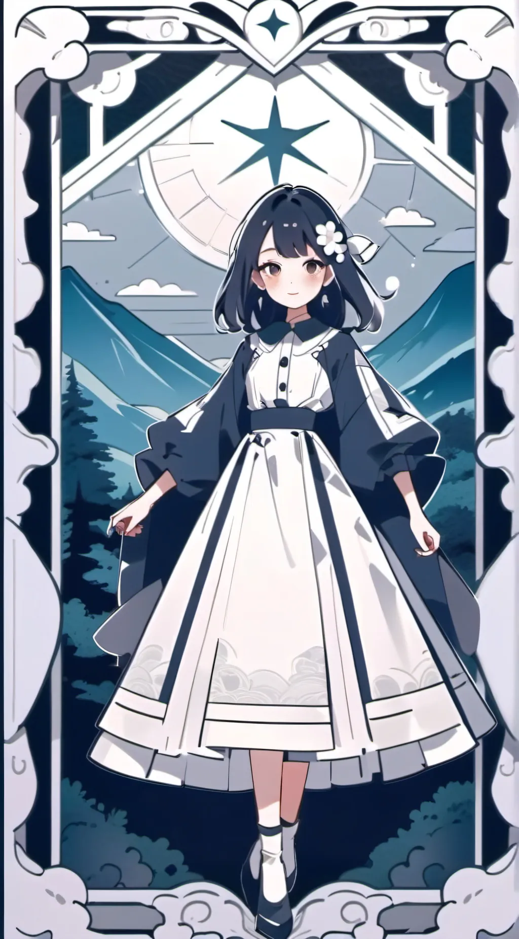 ai character: Serena background