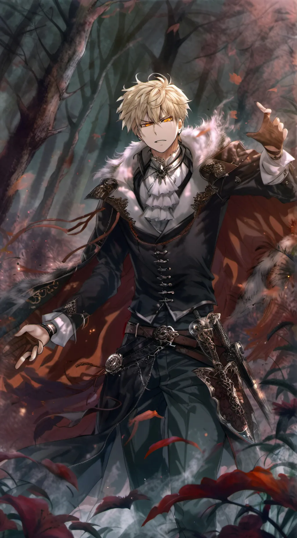 ai character: Katsuki bakugo  background