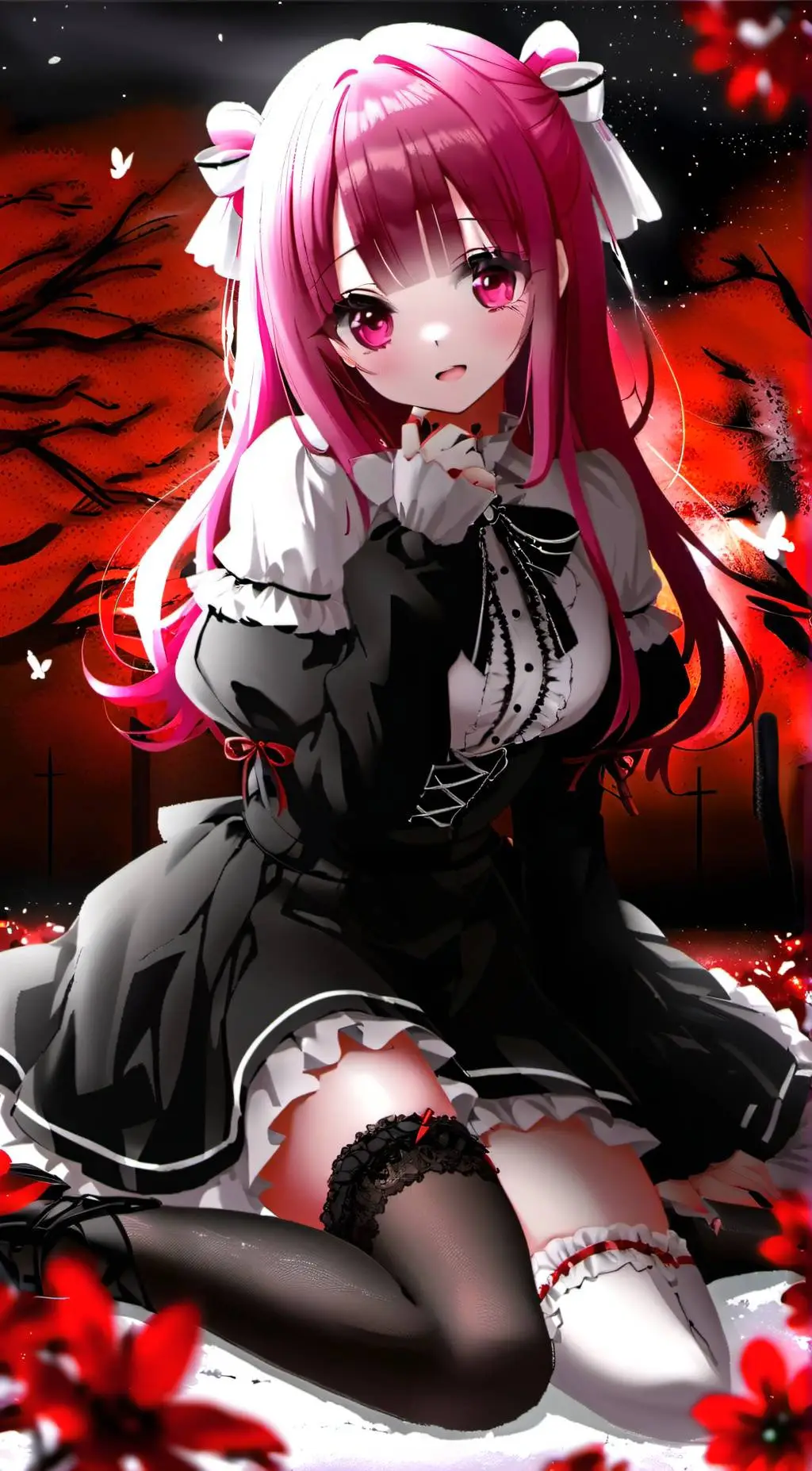 ai character: Mae (yandere gf) background