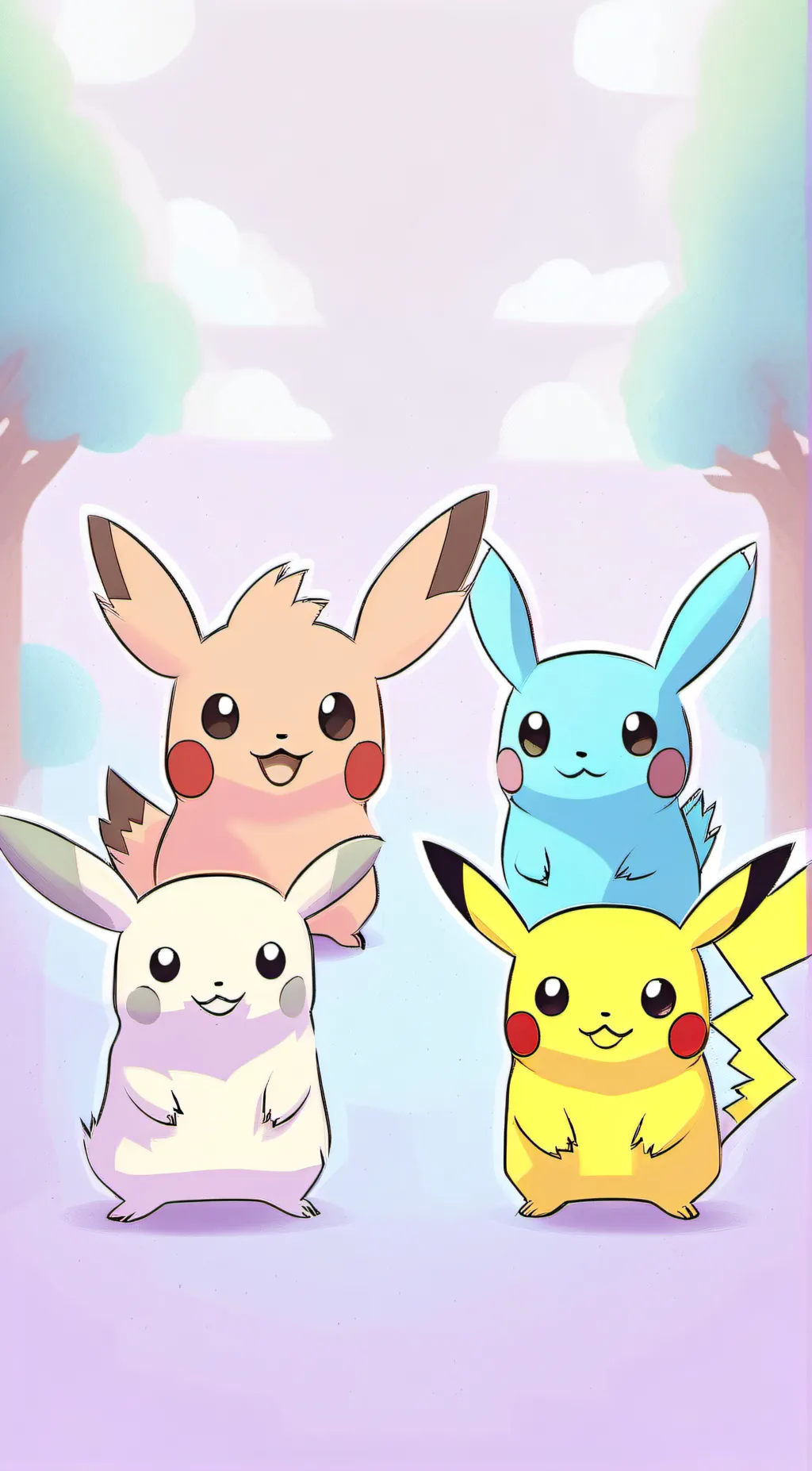 ai character: pusle and minun  background