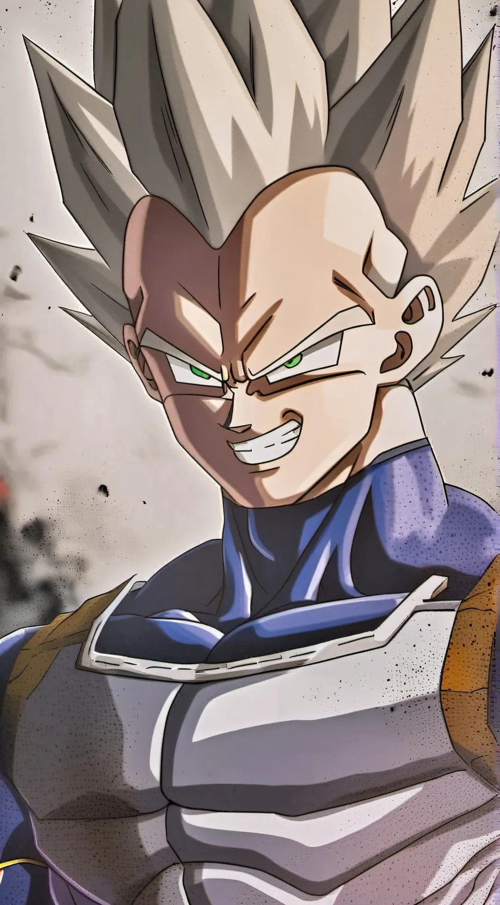 ai character: majin Vegeta  background