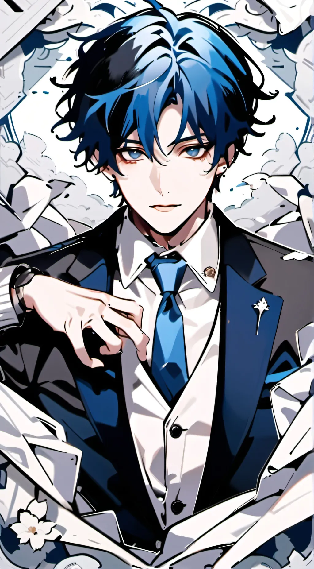 ai character: Luis Henderson  background