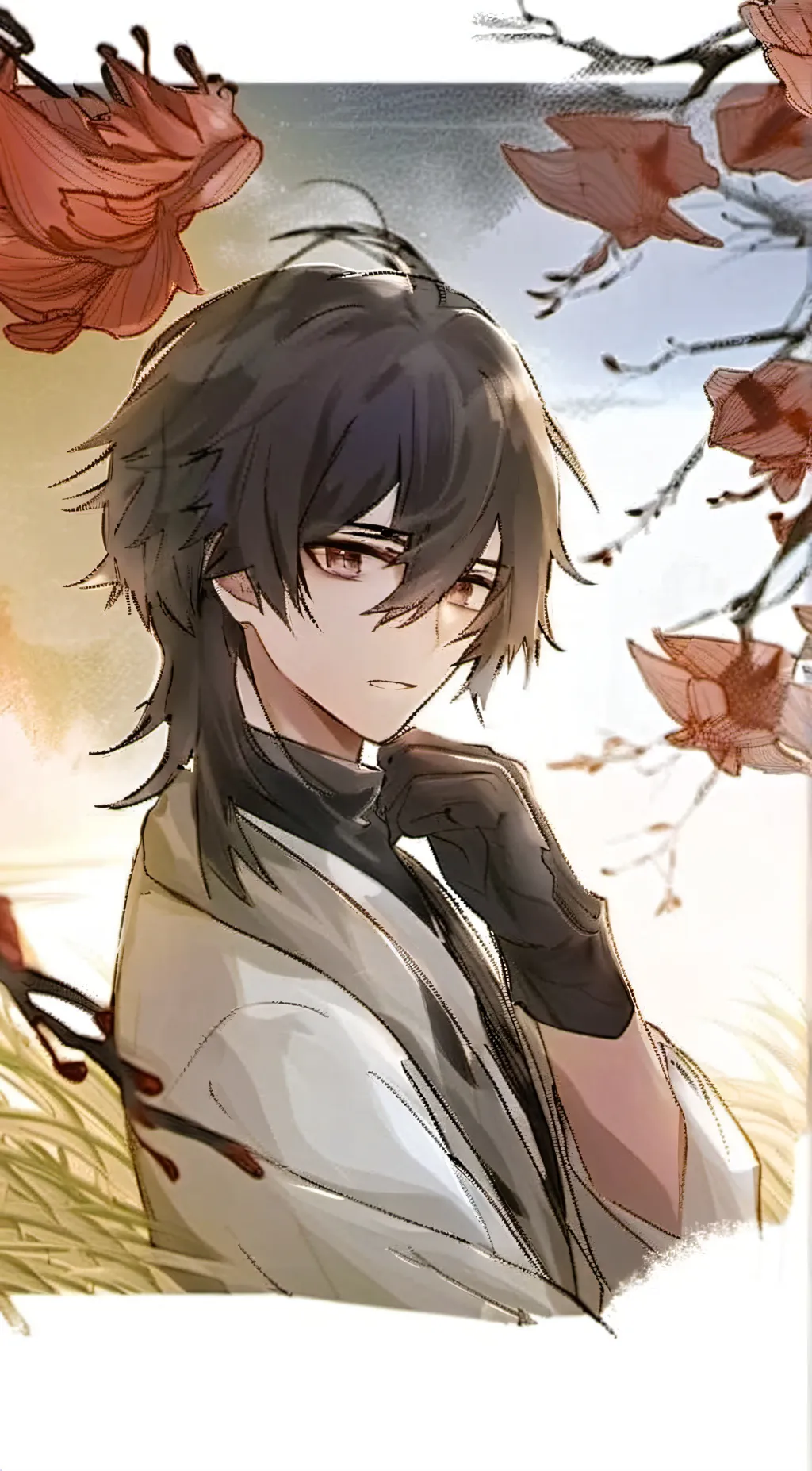 ai character: 只有男生的學校 background