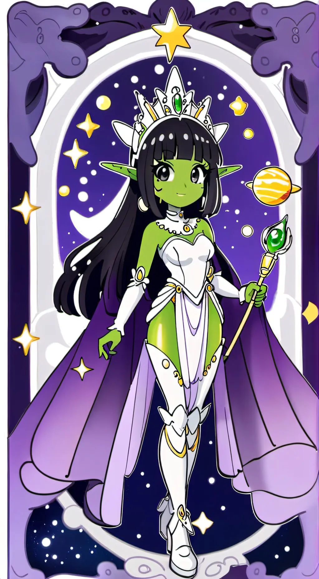 ai character: Lumina background