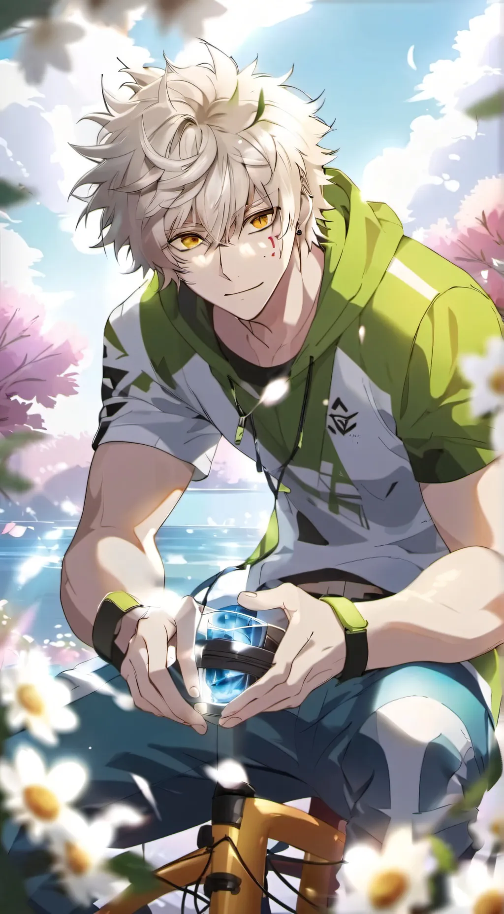 ai character: bakugo background